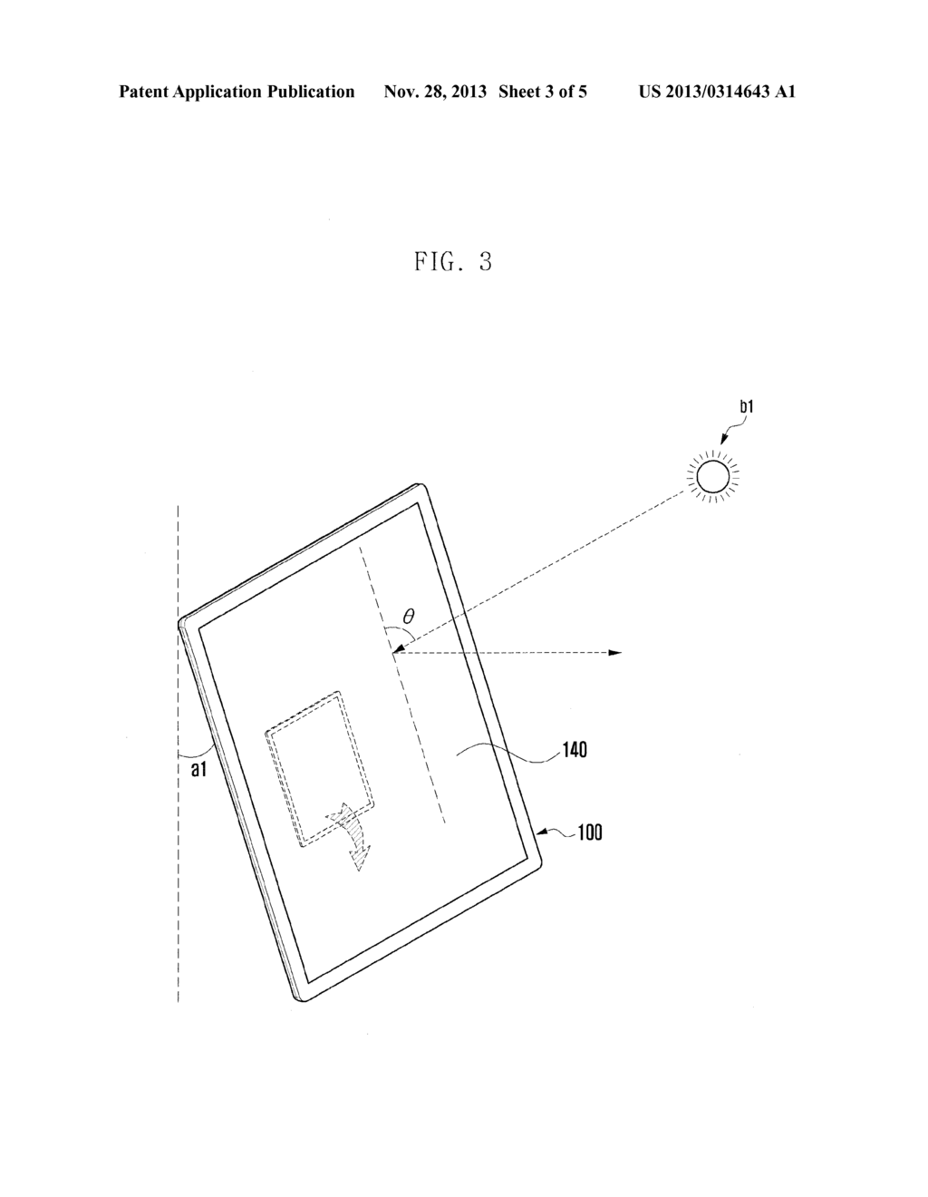 DISPLAY DEVICE HAVING ENHANCED VISIBILITY AND MOBILE TERMINAL USING THE     SAME - diagram, schematic, and image 04