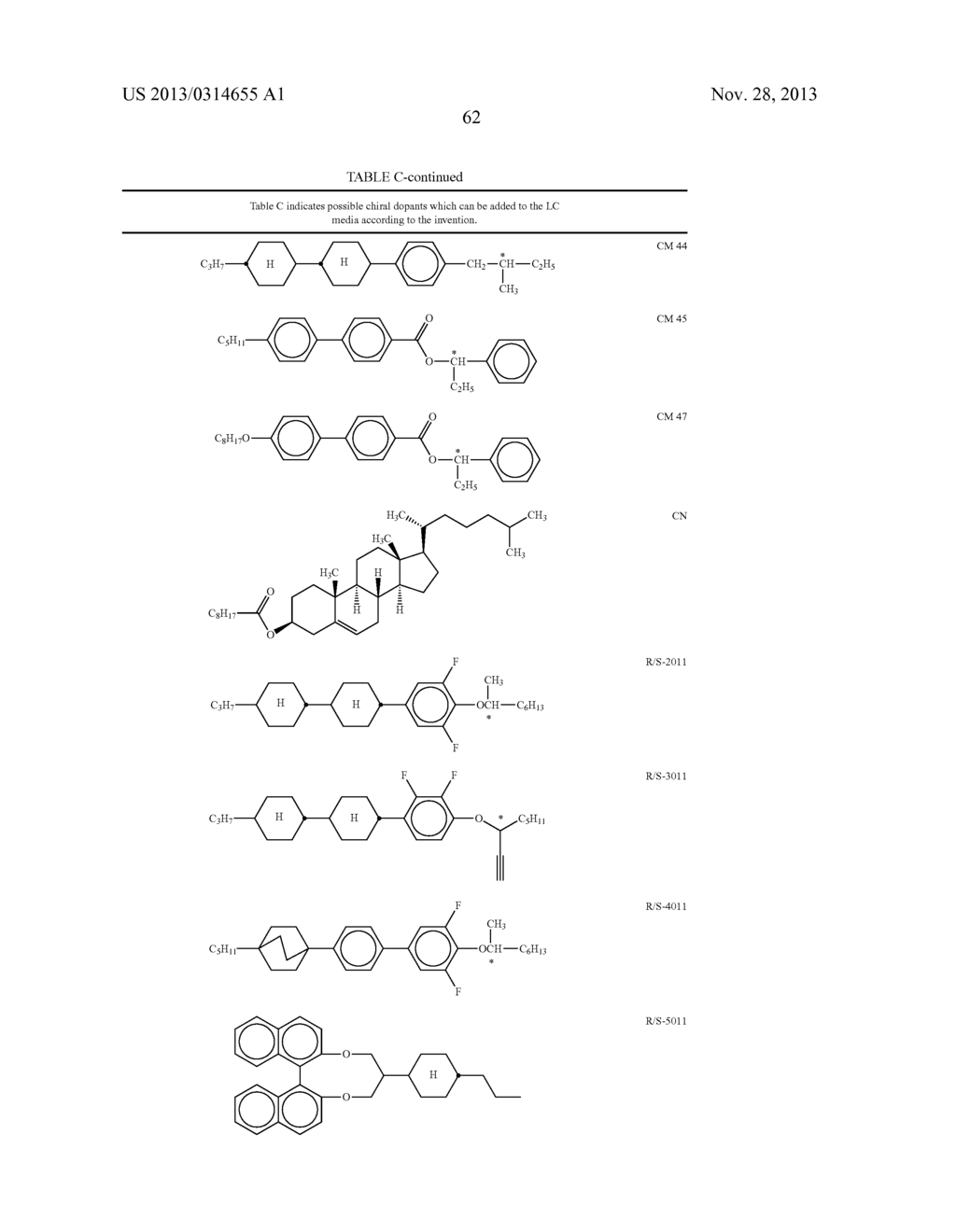 LIQUID-CRYSTAL DISPLAYS HAVING HOMEOTROPIC ALIGNMENT - diagram, schematic, and image 63