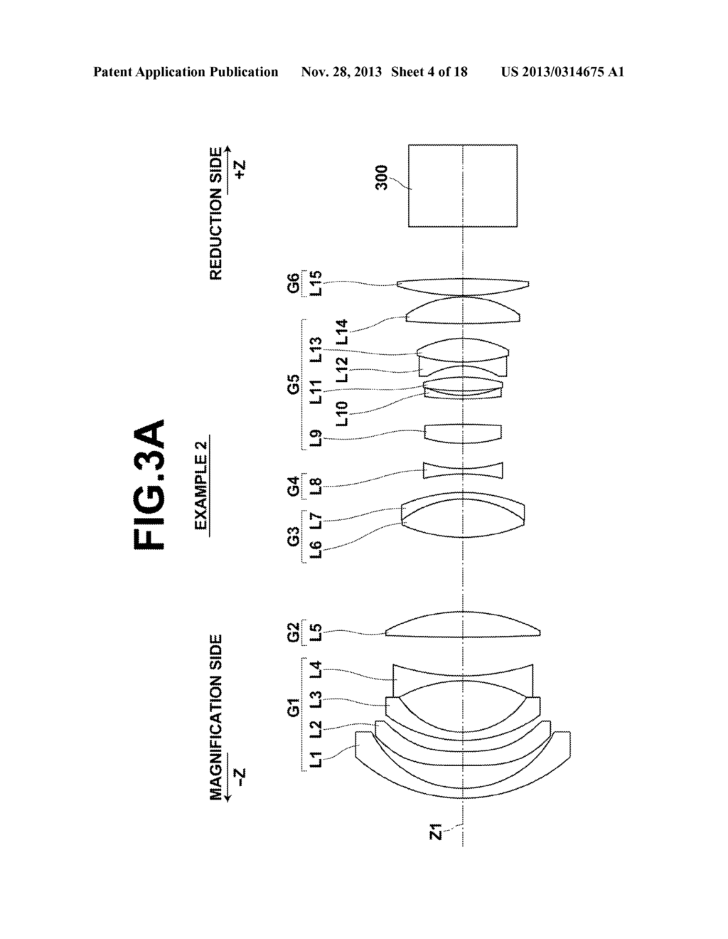 PROJECTION ZOOM LENS AND PROJECTION DISPLAY APPARATUS - diagram, schematic, and image 05