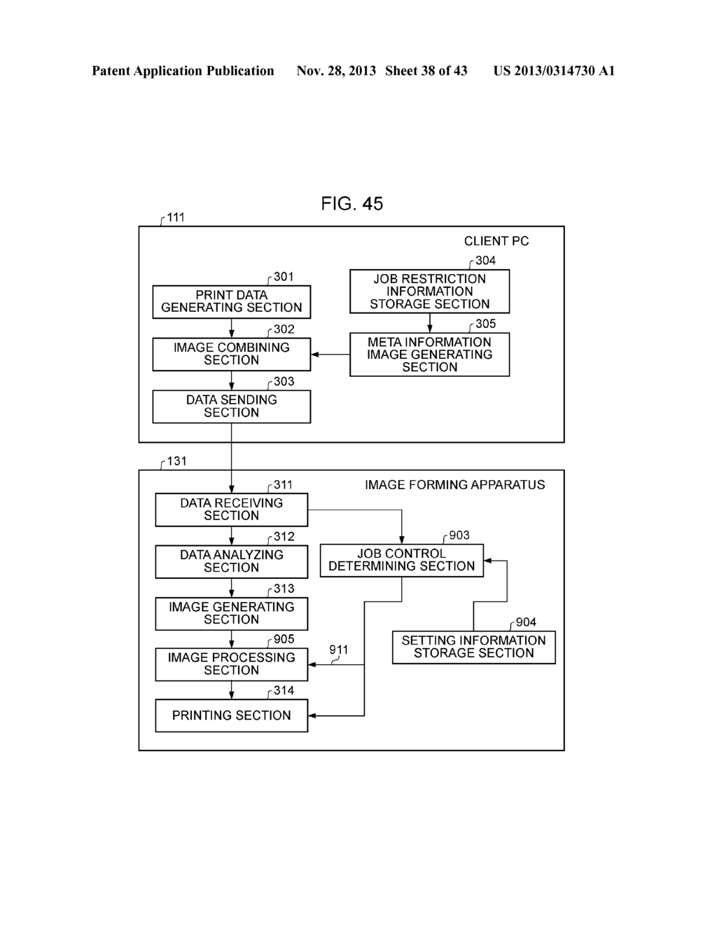 IMAGE FORMING APPARATUS AND PRINT CONTROLLING METHOD FOR THE SAME - diagram, schematic, and image 39