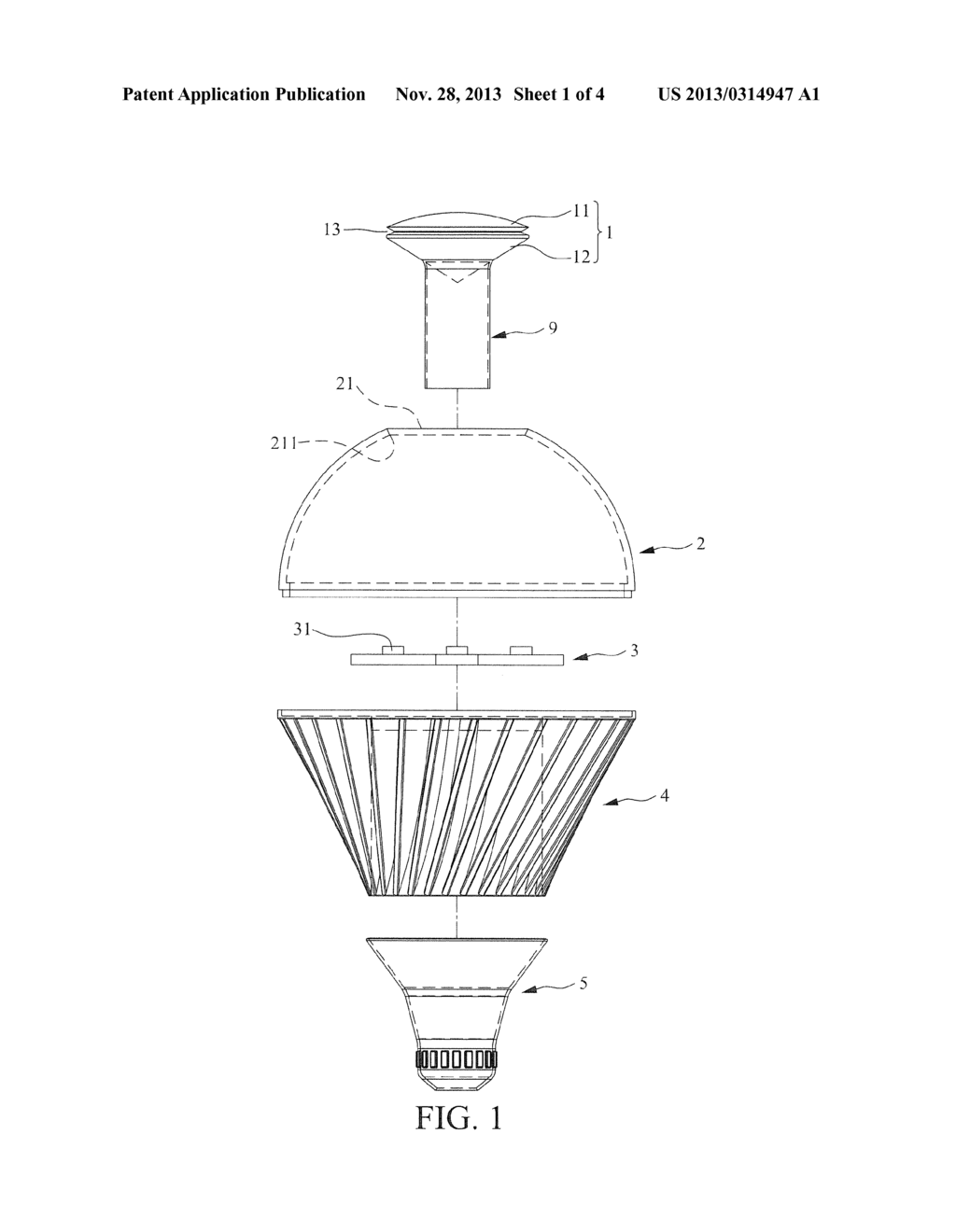 LED LIGHT BULB CONCURRENTLY SERVING AS NIGHT LIGHT - diagram, schematic, and image 02