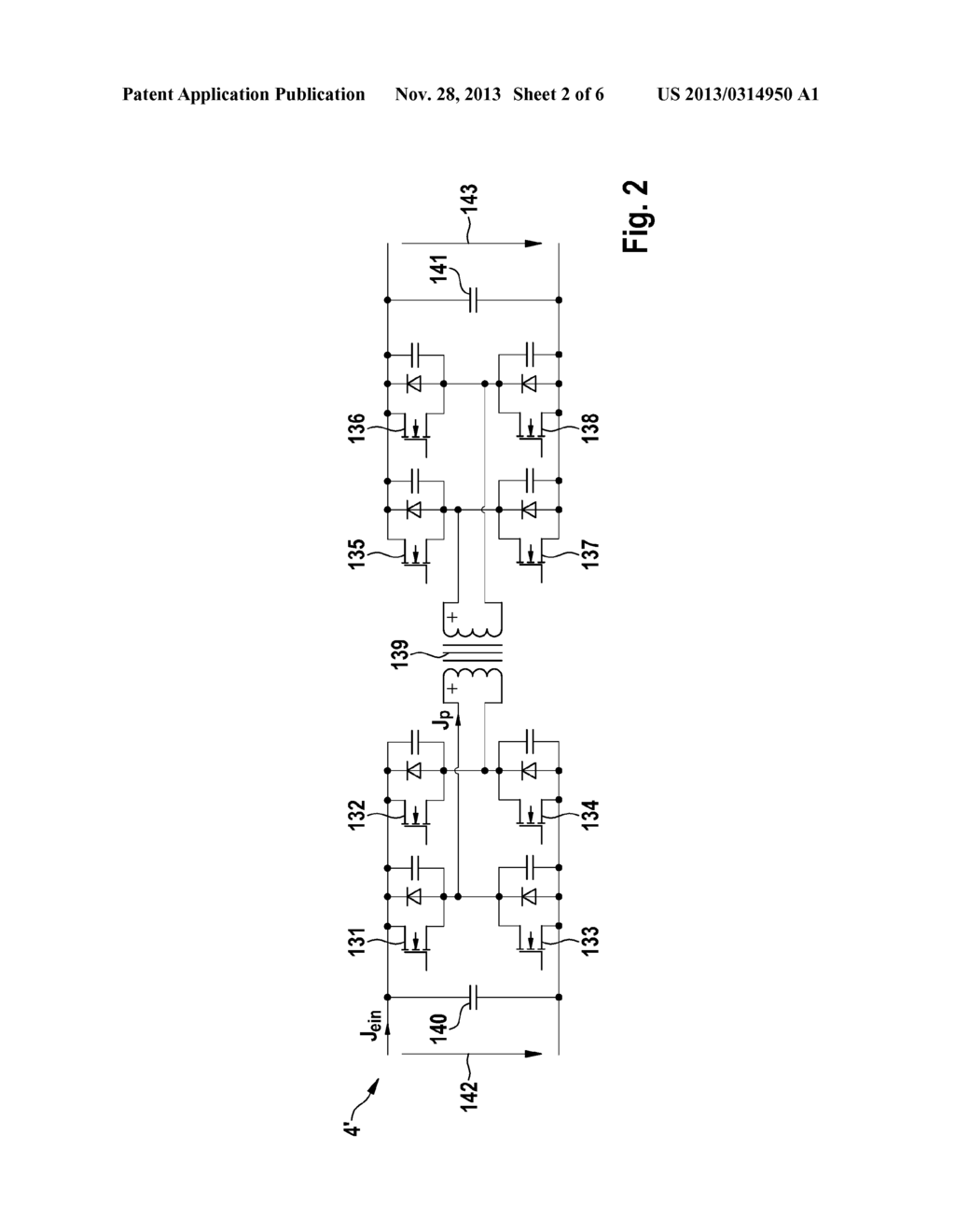 PUSH-PULL CONVERTER AND MODULATION METHOD FOR CONTROLLING A PUSH-PULL     CONVERTER - diagram, schematic, and image 03