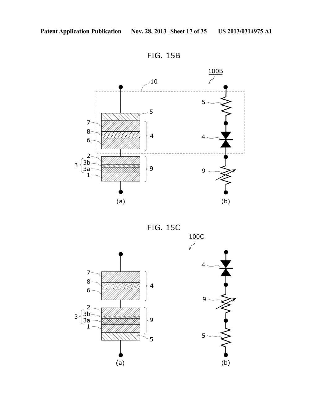 METHOD FOR PROGRAMMING NONVOLATILE MEMORY ELEMENT, METHOD FOR INITIALIZING     NONVOLATILE MEMORY ELEMENT, AND NONVOLATILE MEMORY DEVICE - diagram, schematic, and image 18