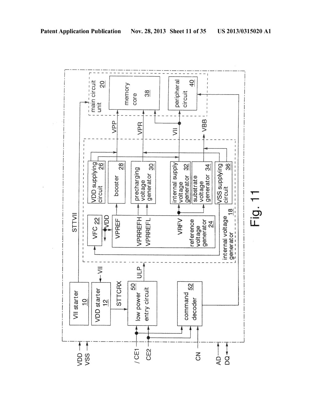 SEMICONDUCTOR MEMORY DEVICE, AND METHOD OF CONTROLLING THE SAME - diagram, schematic, and image 12