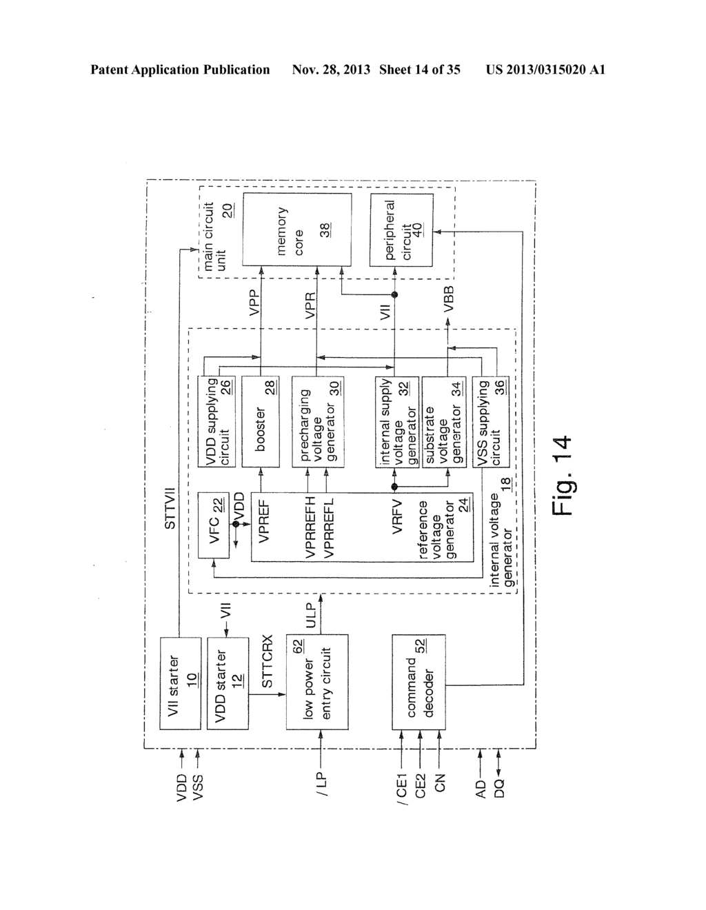 SEMICONDUCTOR MEMORY DEVICE, AND METHOD OF CONTROLLING THE SAME - diagram, schematic, and image 15