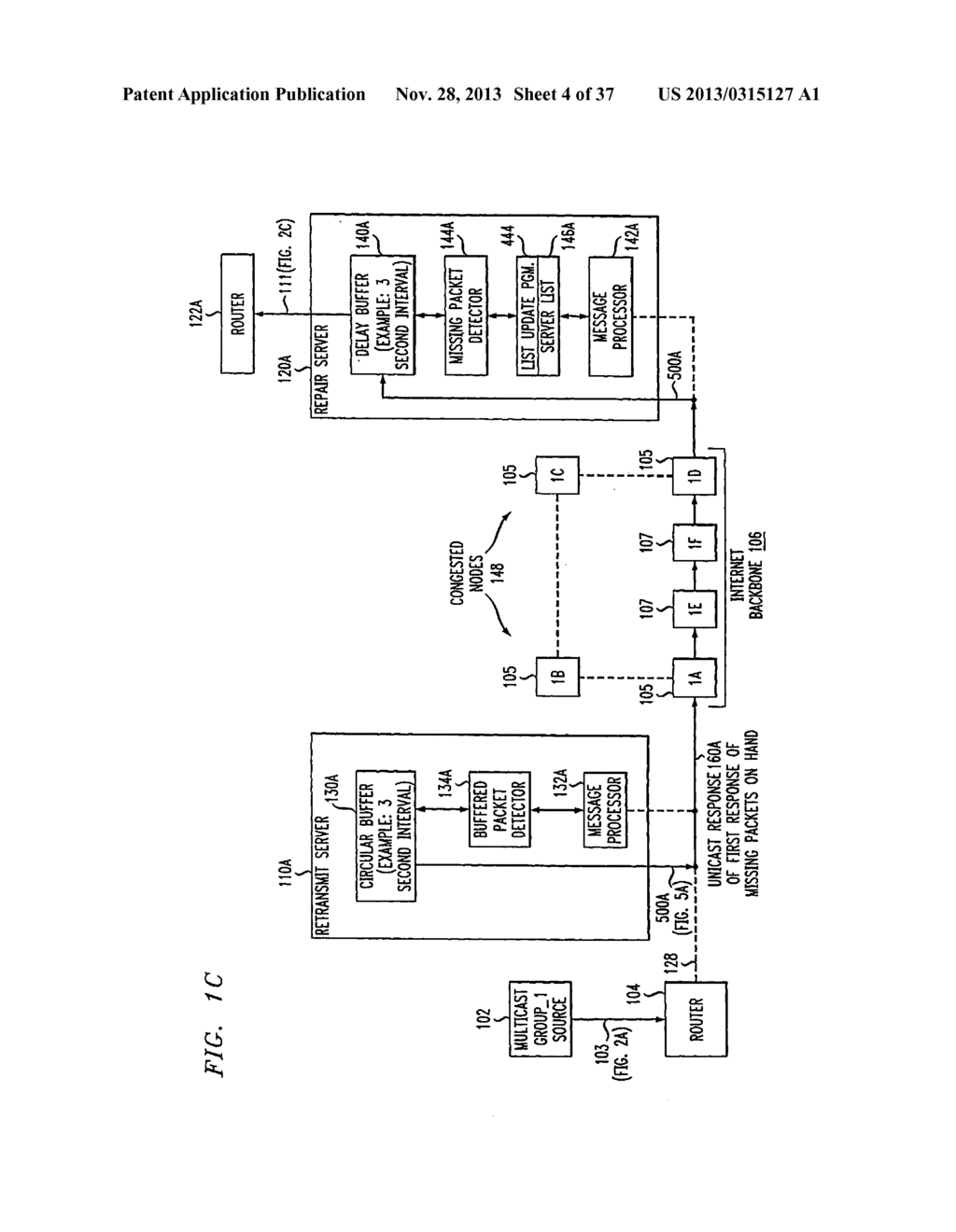 Network-Based Service for the Repair of IP Multicast Sessions - diagram, schematic, and image 05