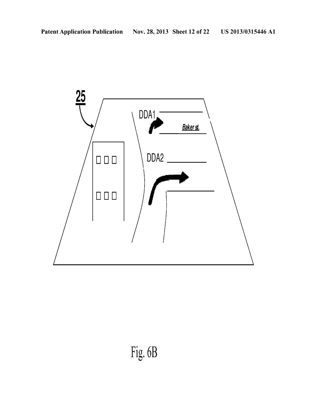 PROJECTING LOCATION BASED ELEMENTS OVER A HEADS UP DISPLAY - diagram, schematic, and image 13