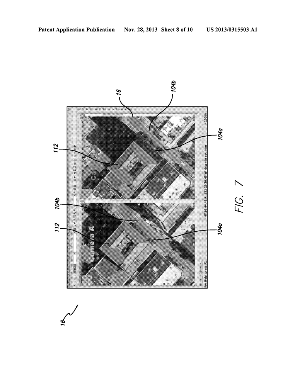 CUT-LINE STEERING METHODS FOR FORMING A MOSAIC IMAGE OF A GEOGRAPHICAL     AREA - diagram, schematic, and image 09