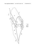 WIND TURBINE BLADE WITH IMPROVED GEOMETRY FOR REINFORCING FIBERS diagram and image