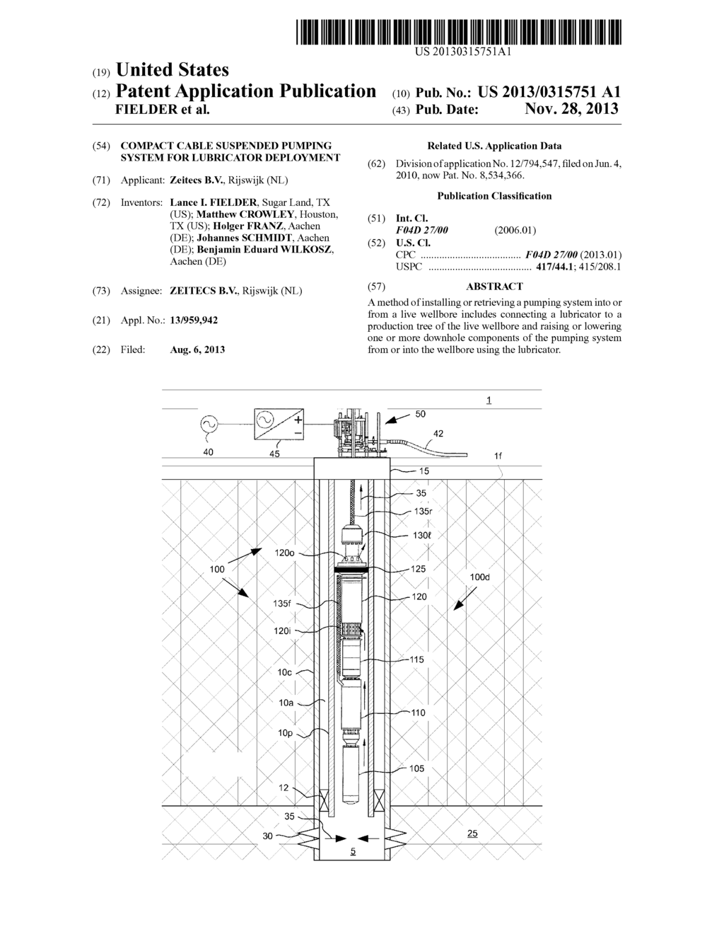 COMPACT CABLE SUSPENDED PUMPING SYSTEM FOR LUBRICATOR DEPLOYMENT - diagram, schematic, and image 01