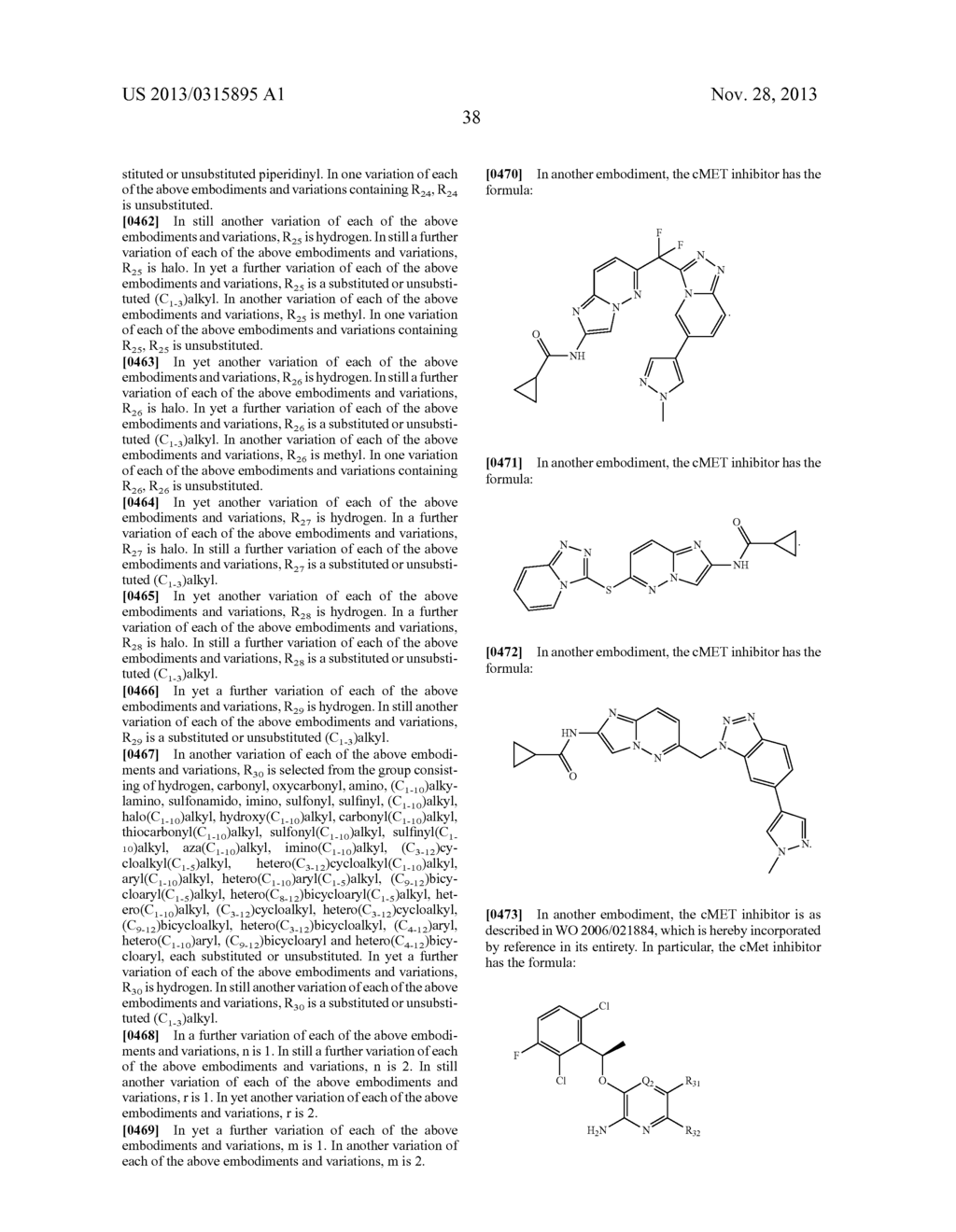 COMBINATION OF A cMET INHIBITOR AND AN ANTIBODY TO HGF AND/OR cMET - diagram, schematic, and image 42