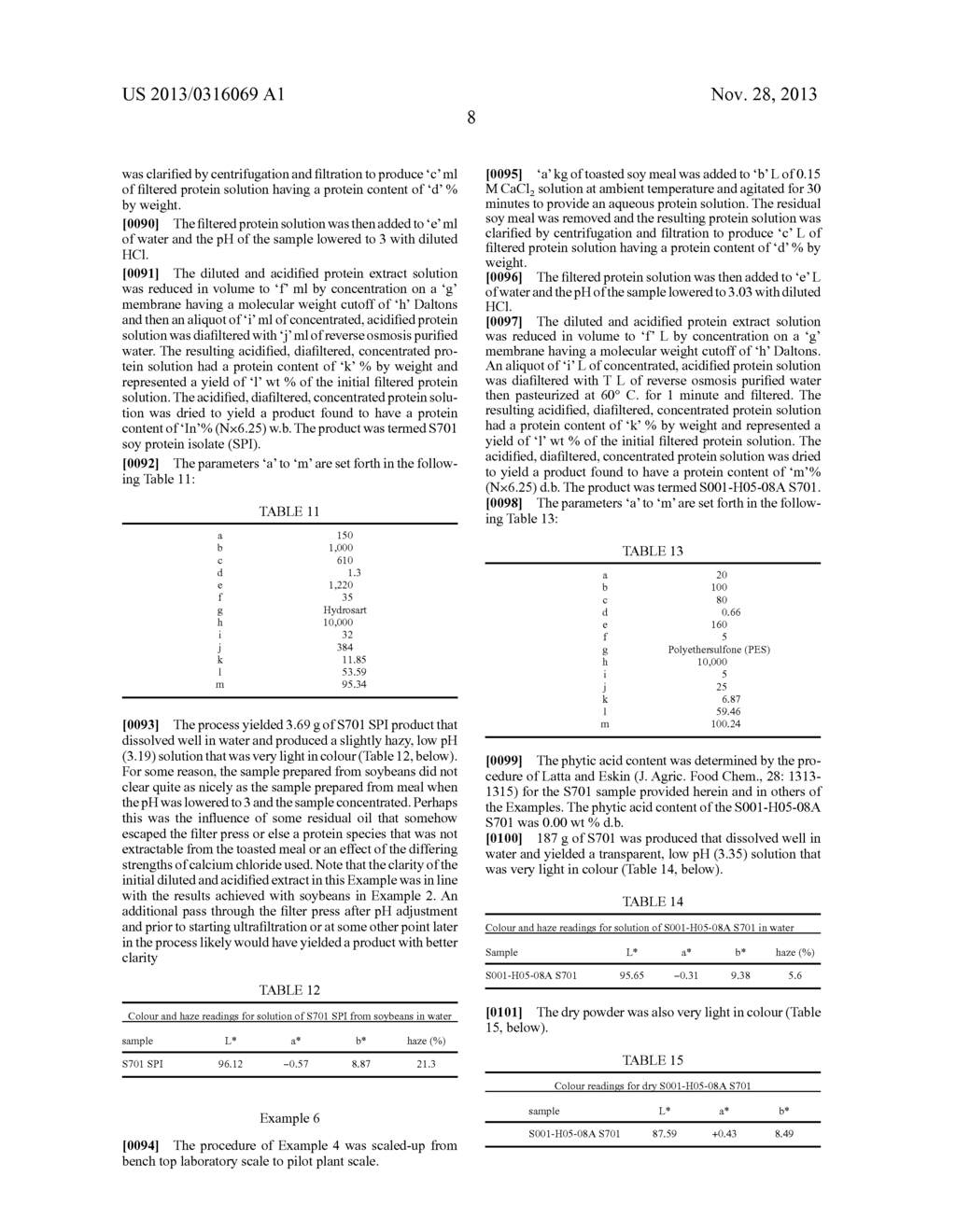 PRODUCTION OF SOLUBLE PROTEIN SOLUTIONS FROM SOY (