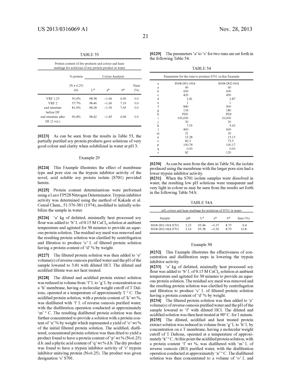 PRODUCTION OF SOLUBLE PROTEIN SOLUTIONS FROM SOY (