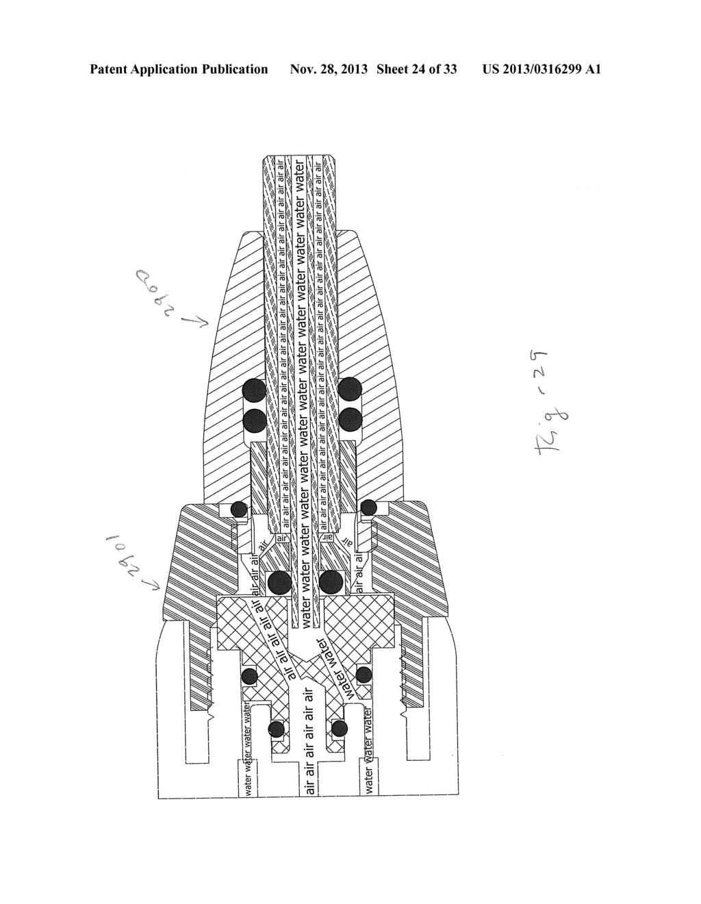 AIR/WATER DENTAL SYRINGE TIP ADAPTER SYSTEMS AND CONVERSION METHODS - diagram, schematic, and image 25