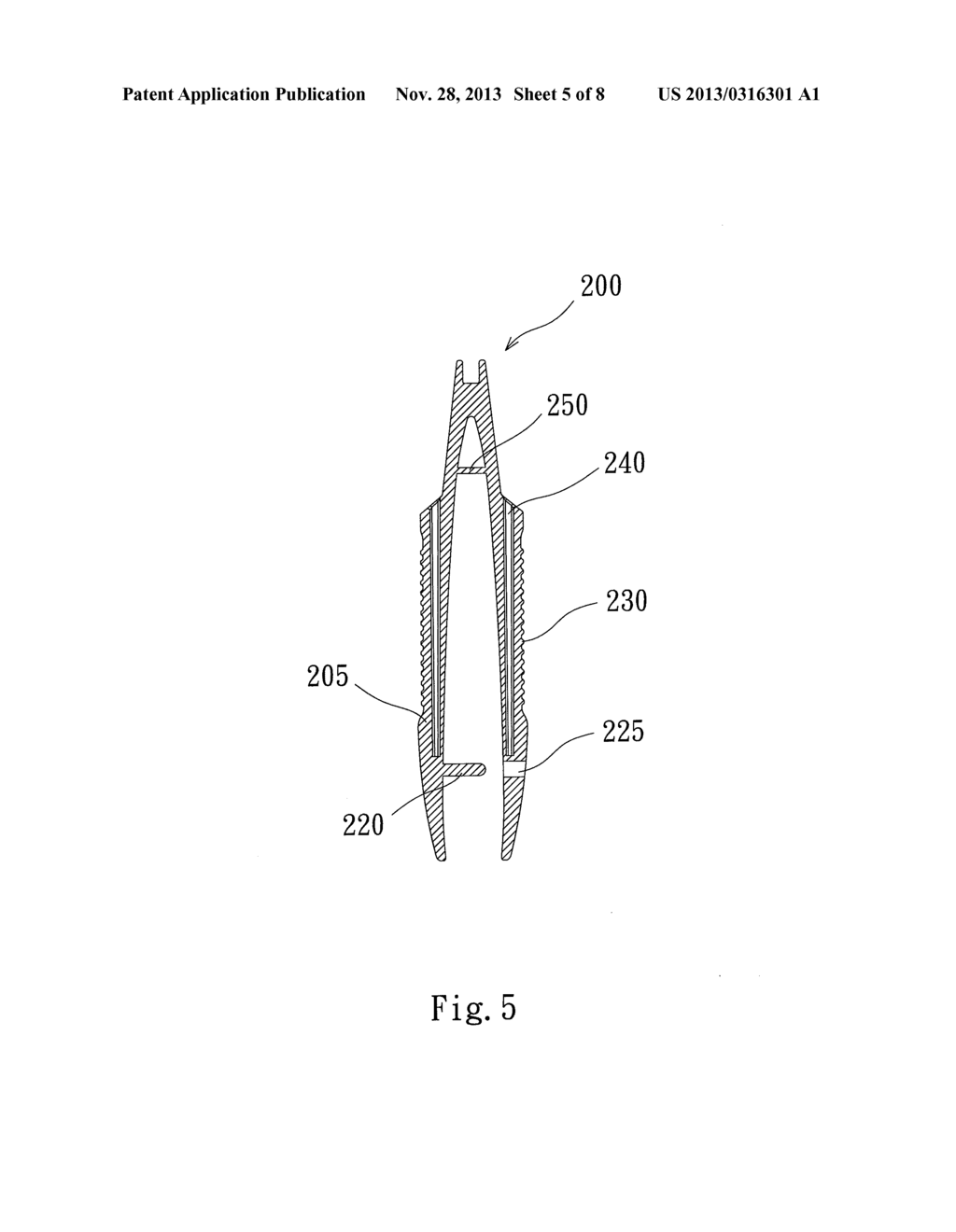 DISPOSABLE DENTAL TWEEZERS - diagram, schematic, and image 06