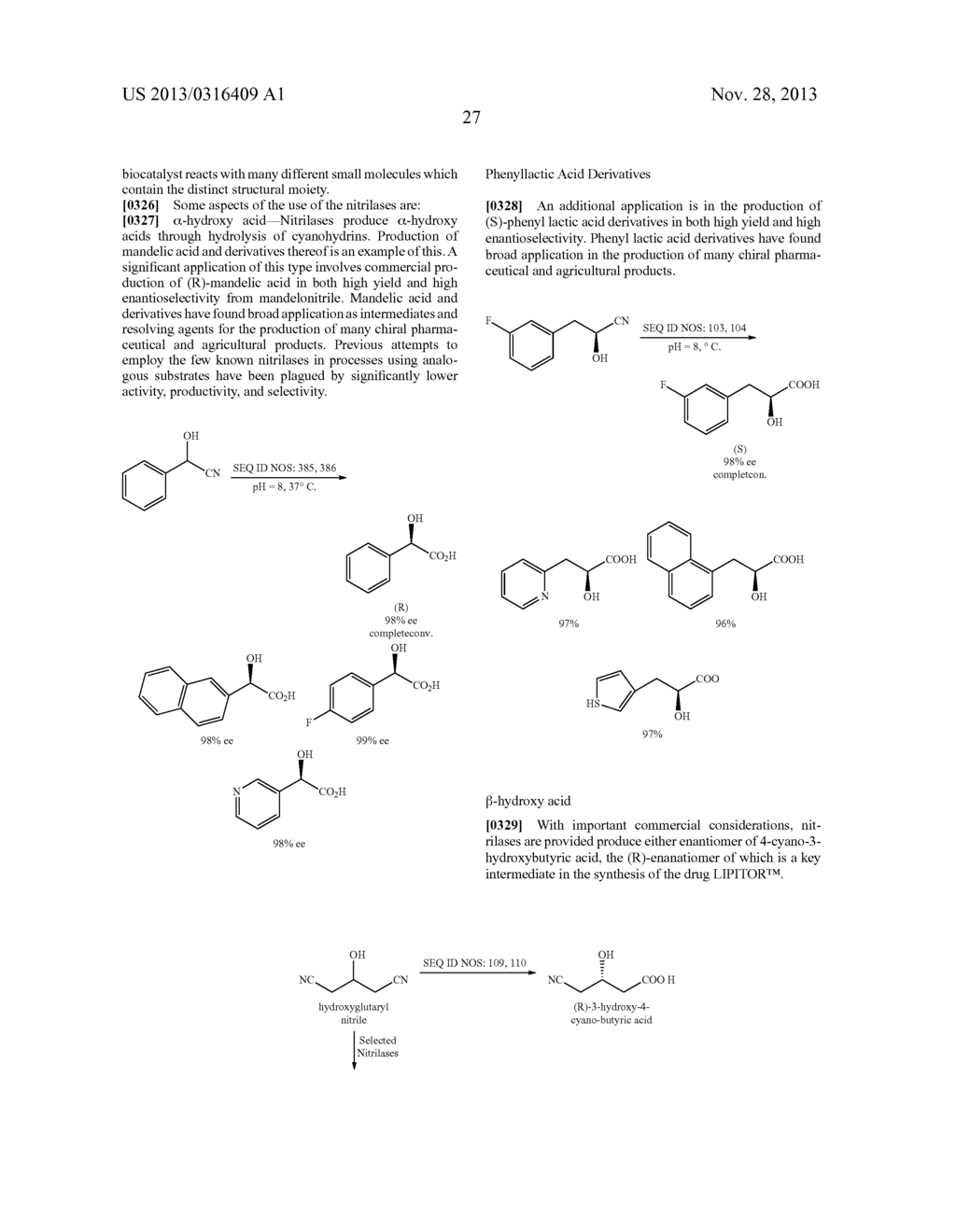 Nitrilases, Nucleic Acids Encoding Them and Methods for Making and Using     Them - diagram, schematic, and image 70