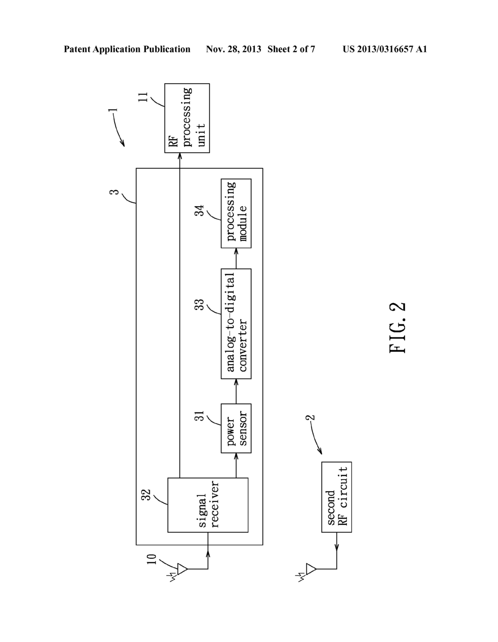 RF Circuit and Isolation Detecting Device Thereof, And Method For     Measuring a Degree of Isolation Between a First RF Circuit and a Second     RF Circuit with Respect to a Frequency - diagram, schematic, and image 03