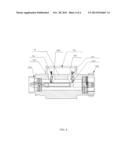 RF SIGNAL CHOKING DEVICE AND ANTENNA SYSTEM WITH A RF SIGNAL CHOKING     DEVICE diagram and image