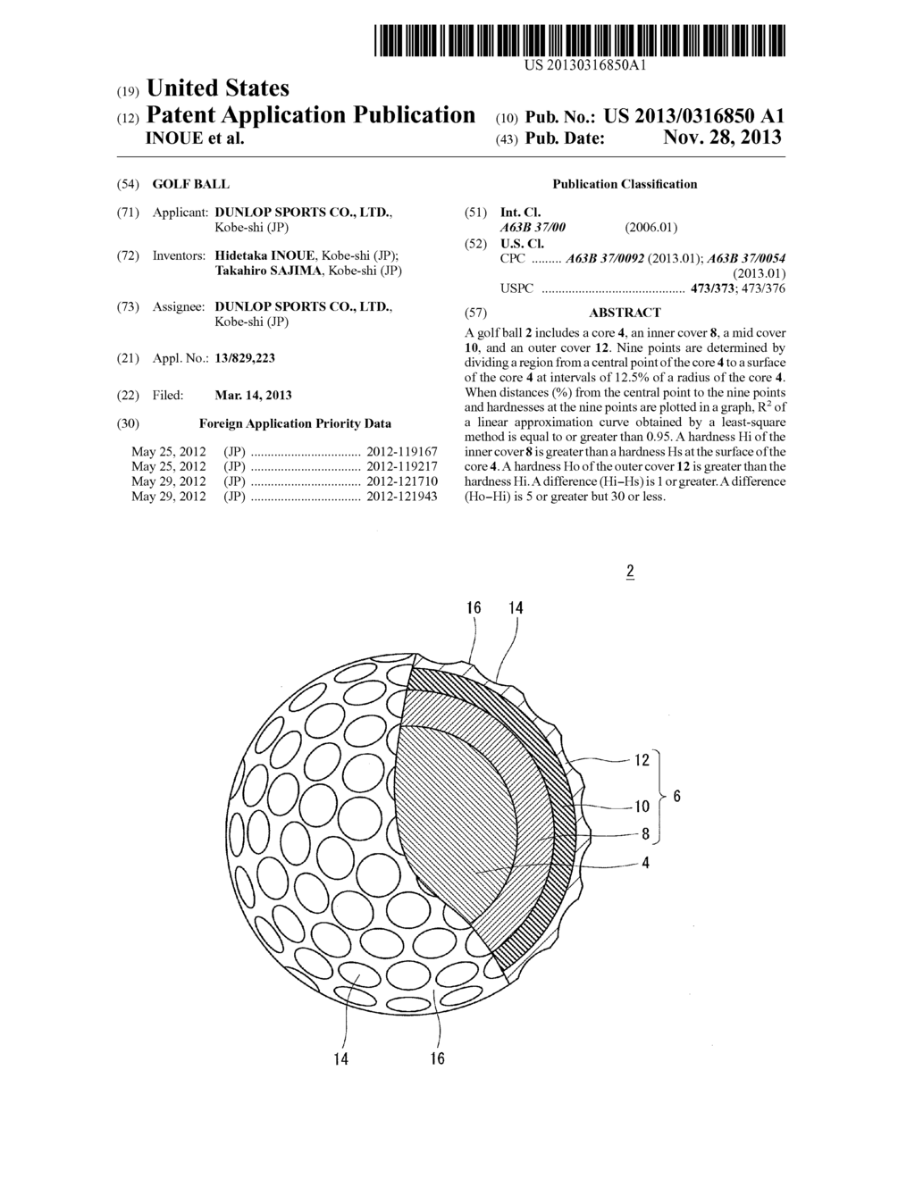 GOLF BALL - diagram, schematic, and image 01