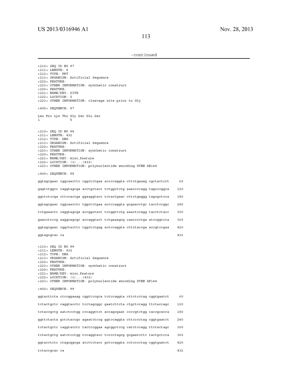 EXTENDED RECOMBINANT POLYPEPTIDE-MODIFIED C-PEPTIDE - diagram, schematic, and image 114