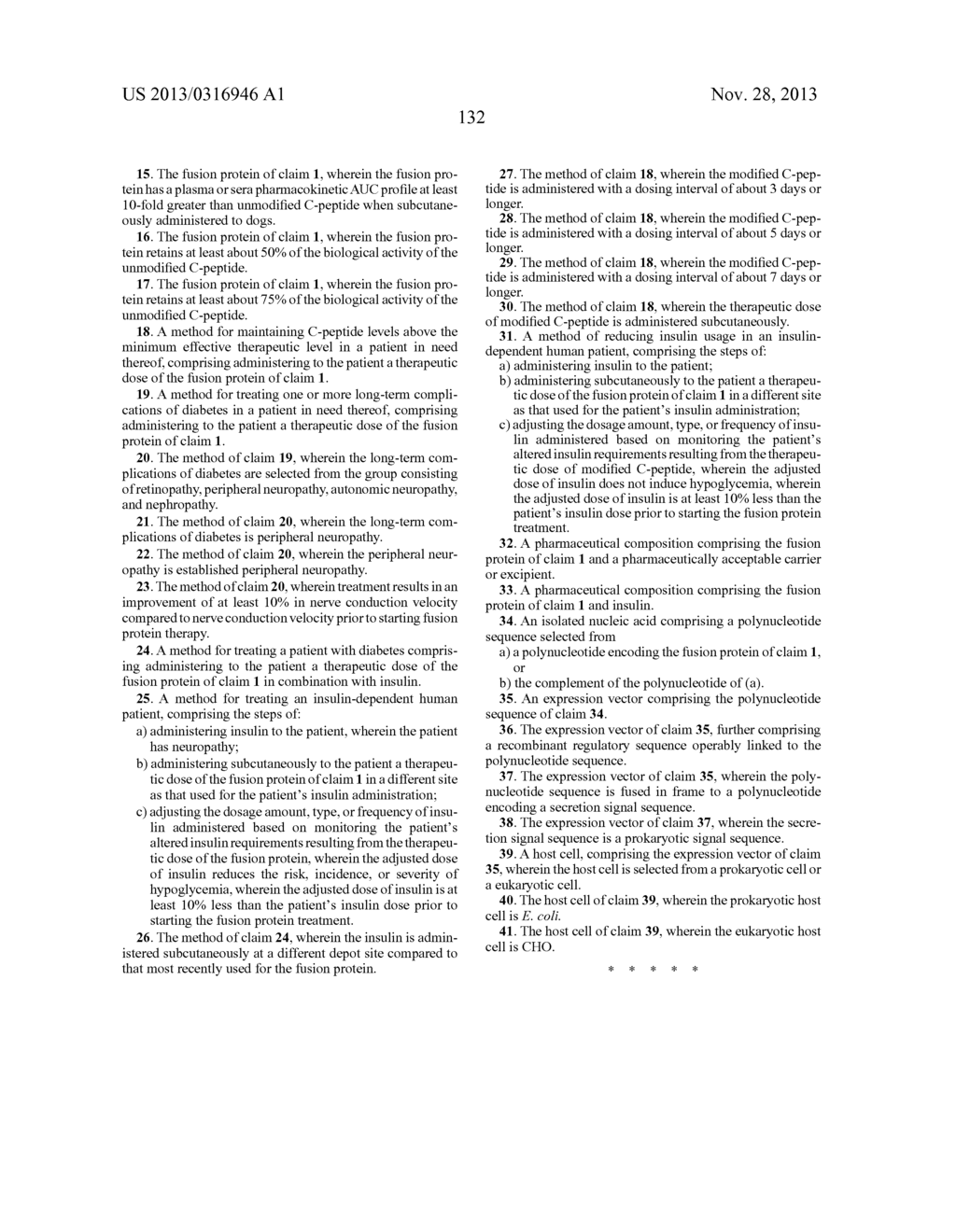 EXTENDED RECOMBINANT POLYPEPTIDE-MODIFIED C-PEPTIDE - diagram, schematic, and image 133