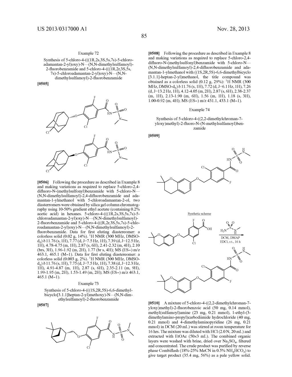 N-SUBSTITUTED BENZAMIDES AND METHODS OF USE THEREOF - diagram, schematic, and image 86