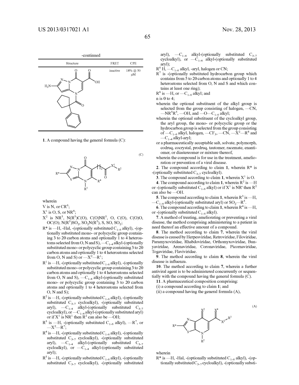 HETEROCYCLIC PYRIMIDINE CARBONIC ACID DERIVATIVES WHICH ARE USEFUL IN THE     TREATMENT, AMELIORATION OR PREVENTION OF A VIRAL DISEASE - diagram, schematic, and image 66