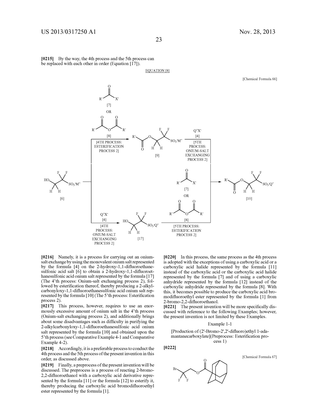 2-(Alkylcarbonyloxy)-1, 1-Difluoroethanesulfonic Acid Salt and Method for     Producing the Same - diagram, schematic, and image 24