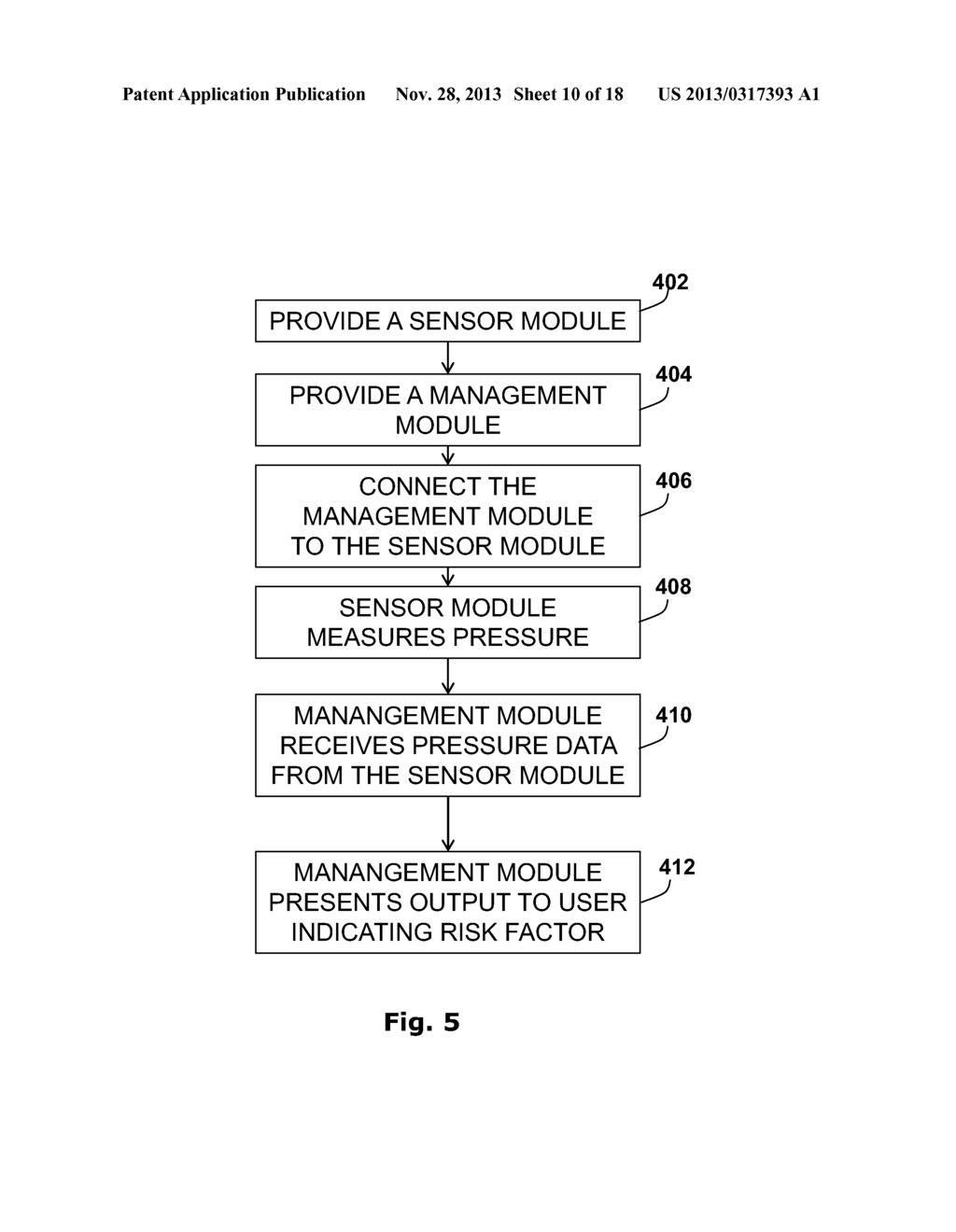 PRESSURE SENSOR ASSEMBLY AND ASSOCIATED METHOD FOR PREVENTING THE     DEVELOPMENT OF PRESSURE INJURIES - diagram, schematic, and image 11