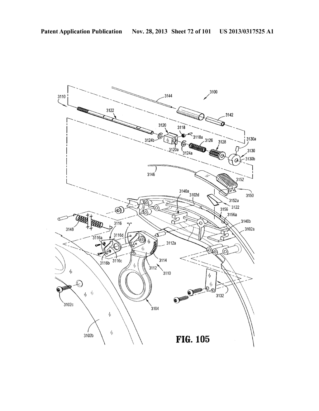 FLEXIBLE ENDOSCOPIC STITCHING DEVICES - diagram, schematic, and image 73