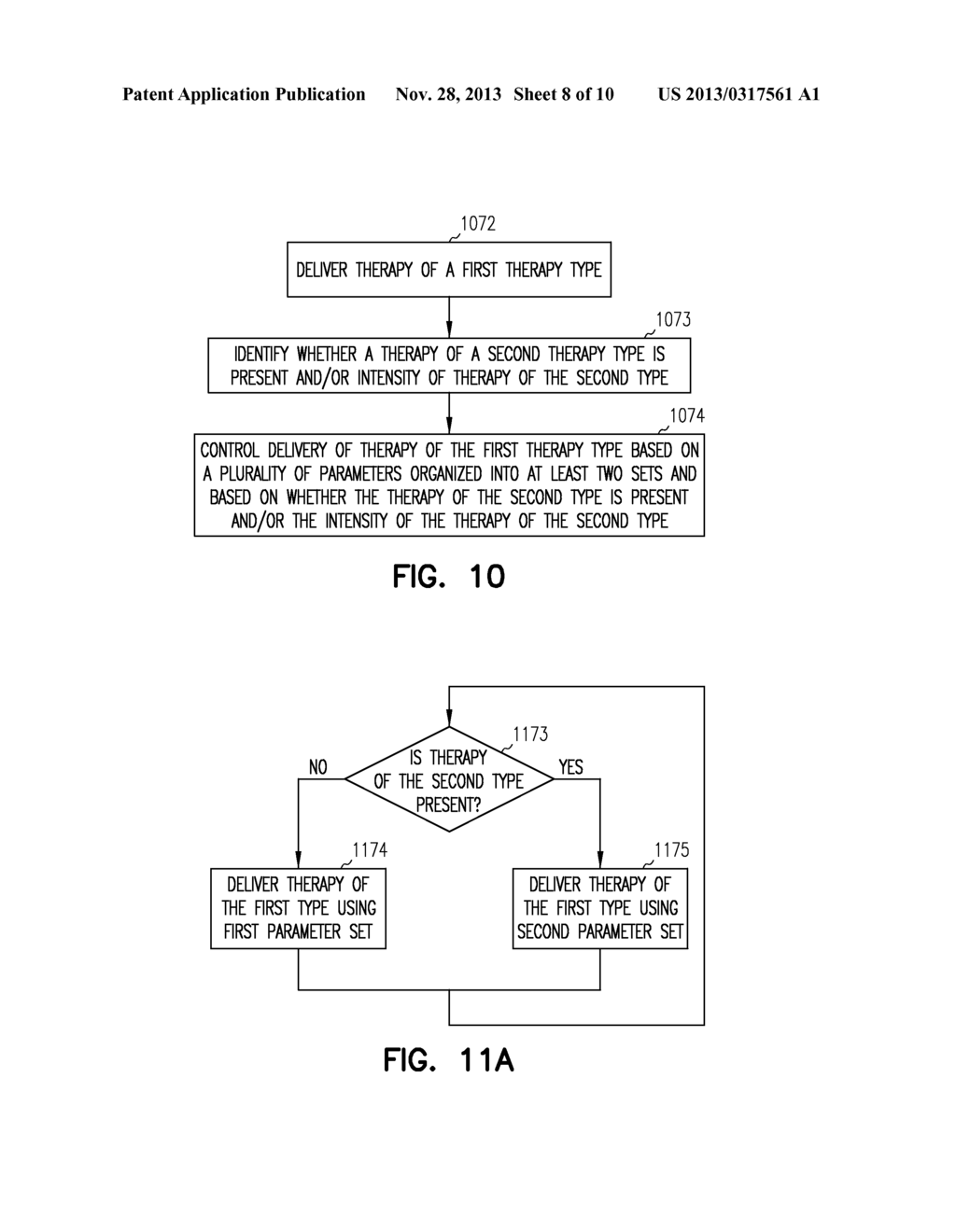 SYSTEM AND METHOD TO DELIVER THERAPY IN PRESENCE OF ANOTHER THERAPY - diagram, schematic, and image 09