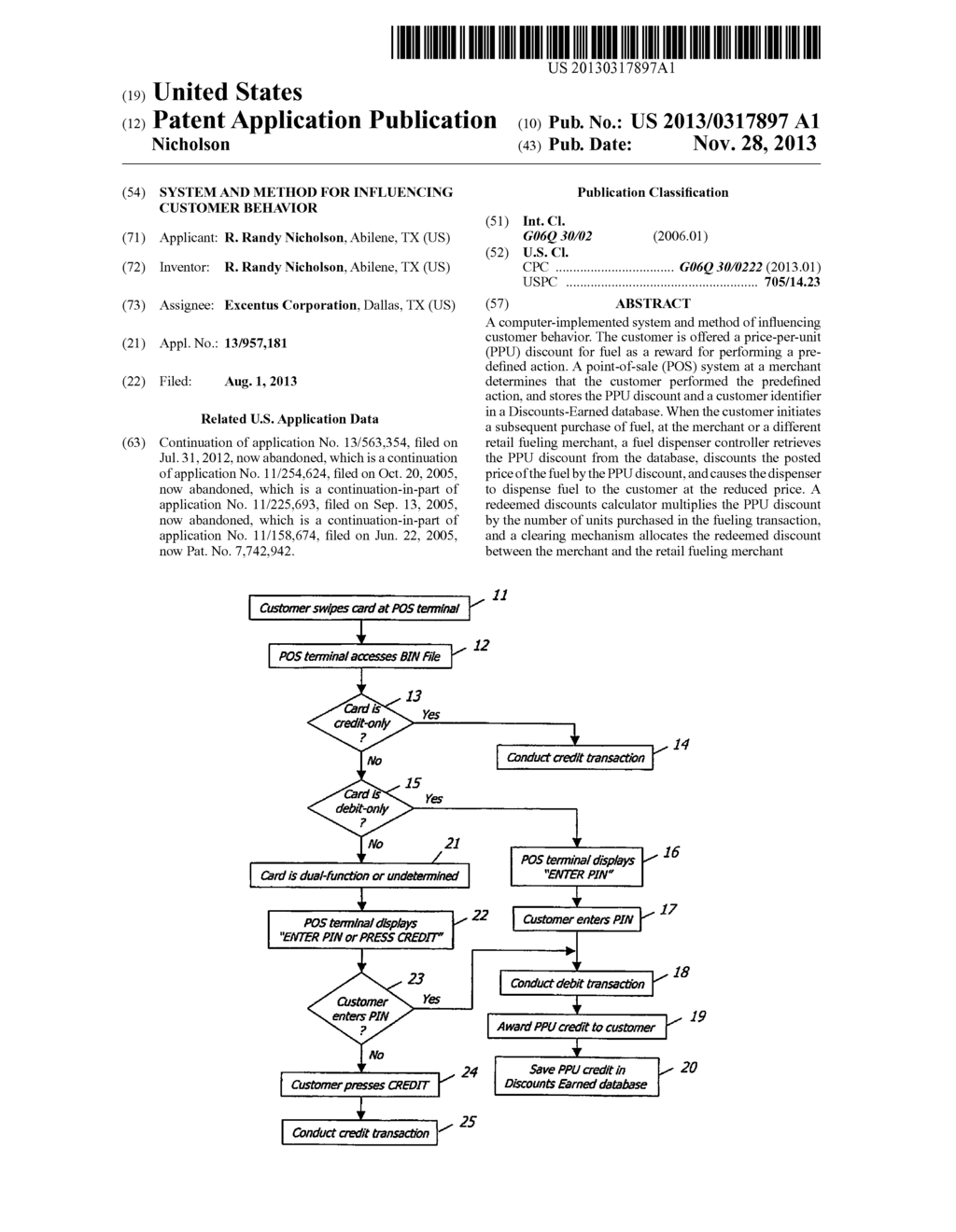 SYSTEM AND METHOD FOR INFLUENCING CUSTOMER BEHAVIOR - diagram, schematic, and image 01