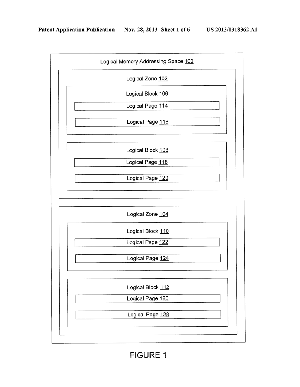 LOGICAL-TO-PHYSICAL ADDRESS TRANSLATION FOR A REMOVABLE DATA STORAGE     DEVICE - diagram, schematic, and image 02