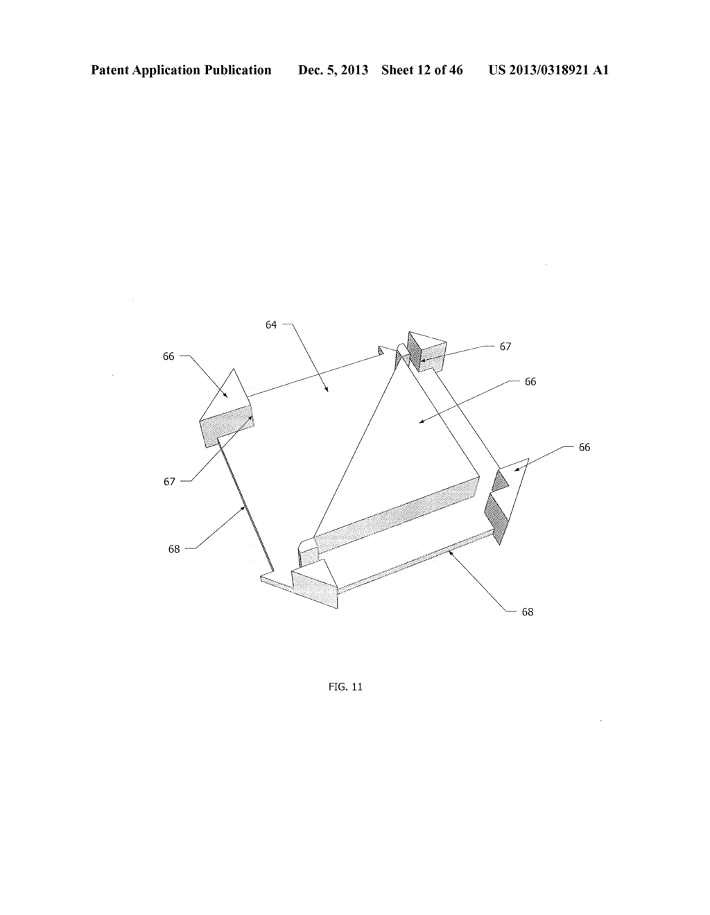 APPARATUS, ASSEMBLY, AND METHOD FOR ROUTING SINGLE LENGTH OF FLEXIBLE     RIBBON AROUND PACKAGE IN CROSSED CONFIGURATION, WITH APPARATUSES FOR     ATTACHING, SECURING, AND CUTTING RIBBON - diagram, schematic, and image 13