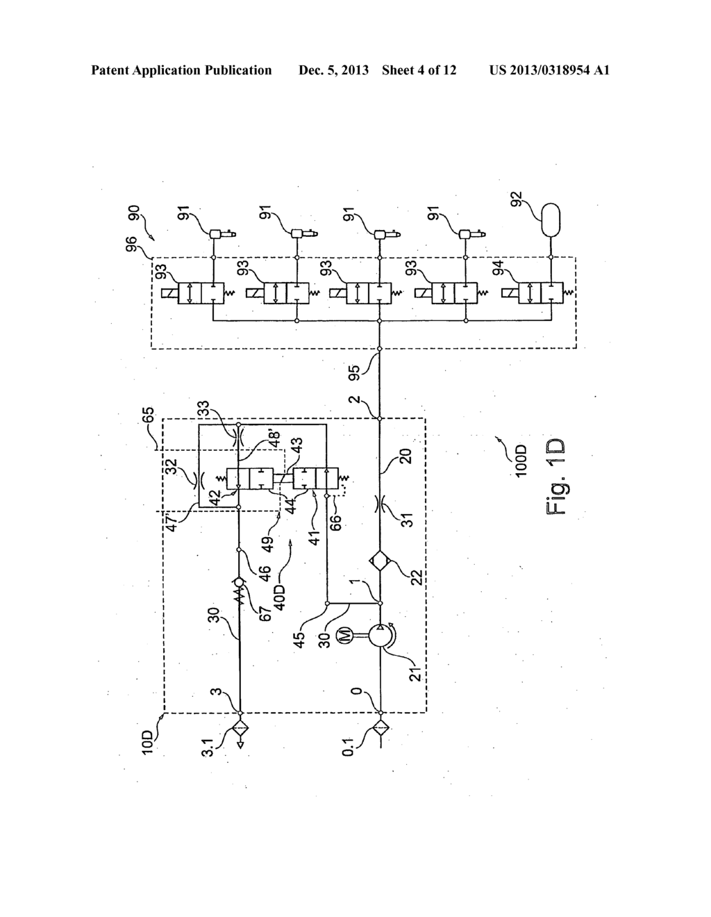 Compressed Air Supply Installation, Pneumatic System and Method - diagram, schematic, and image 05