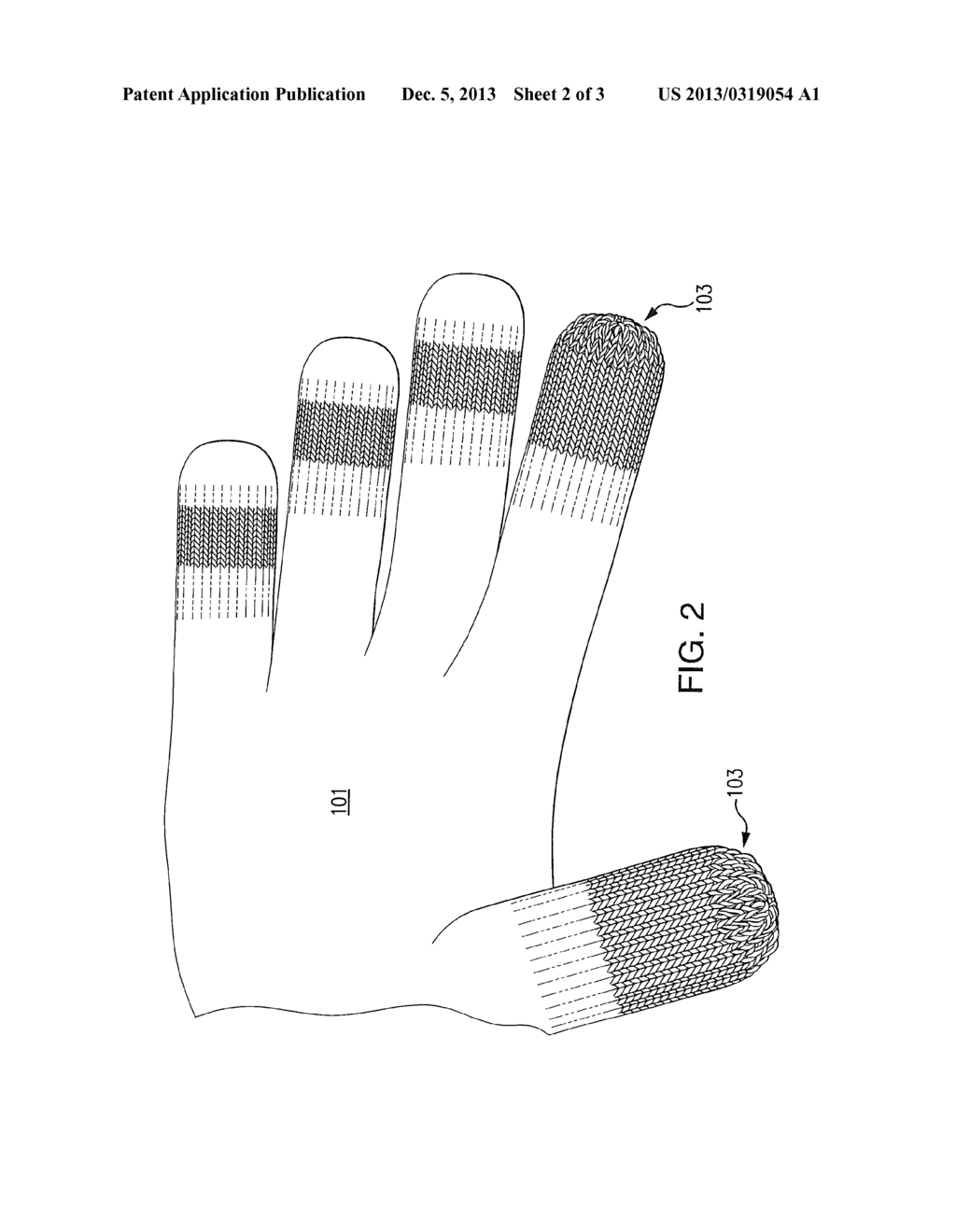 Gloves for Touchscreen Use - diagram, schematic, and image 03