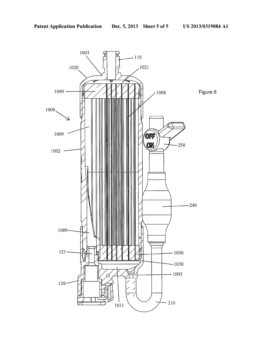 Method and Apparatus of Flush Pump Feature for Portable Liquid Purifying     Filter - diagram, schematic, and image 06