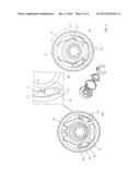 ADJUSTING DEVICE FOR A VEHICLE SEAT HAVING A SELF-ADJUSTING BRAKE diagram and image