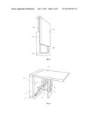 Vertically Elevated Foldable Frame diagram and image