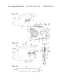 Hand-operated implement comprising a cutting chain for cutting mineral and     metal materials diagram and image