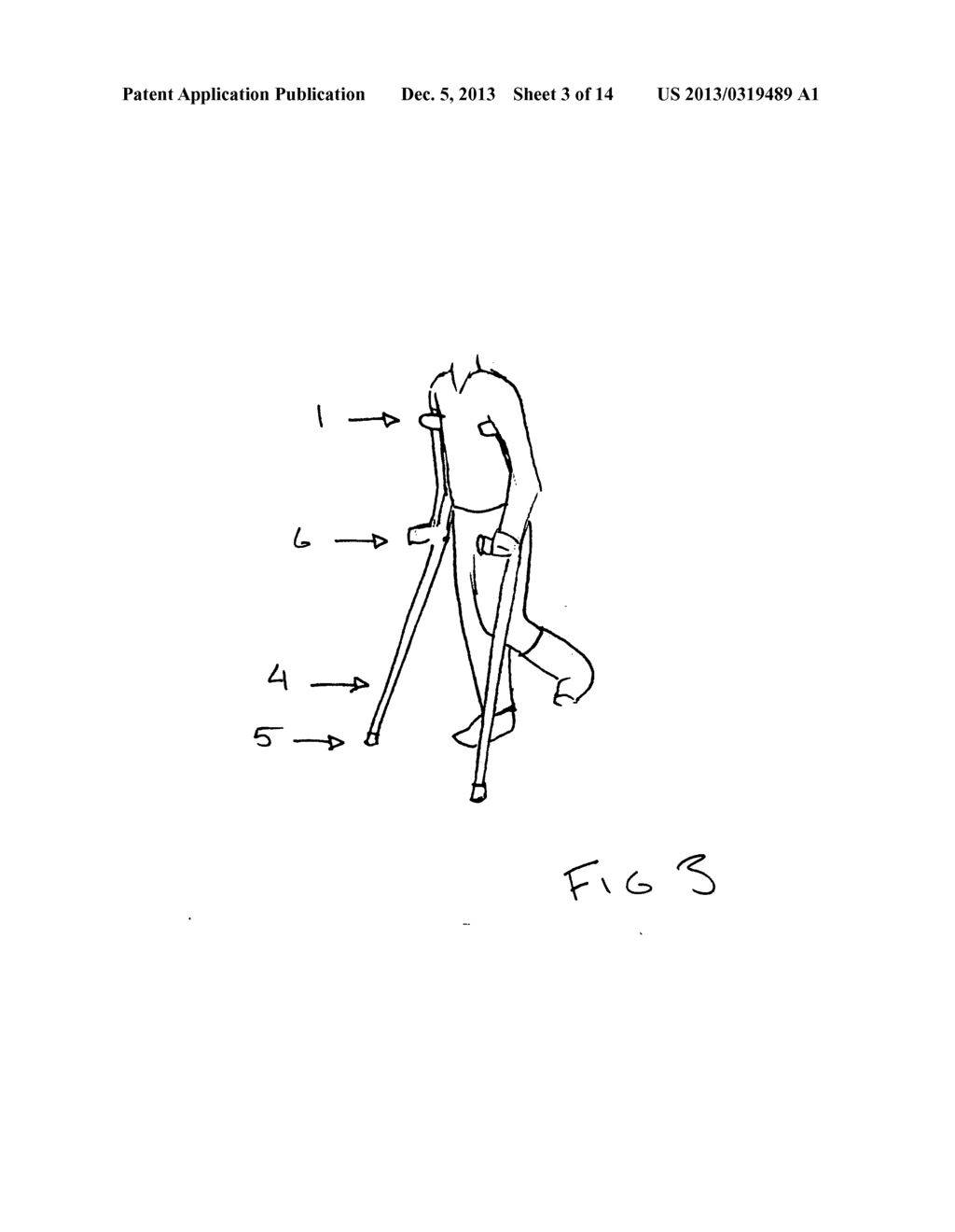 Ergonomic Crutch - diagram, schematic, and image 04