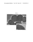 HYBRID NANOSTRUCTURE INCLUDING GOLD NANOPARTICLES AND PHOTOELECTRODE FOR     SOLAR CELL HAVING THE SAME diagram and image