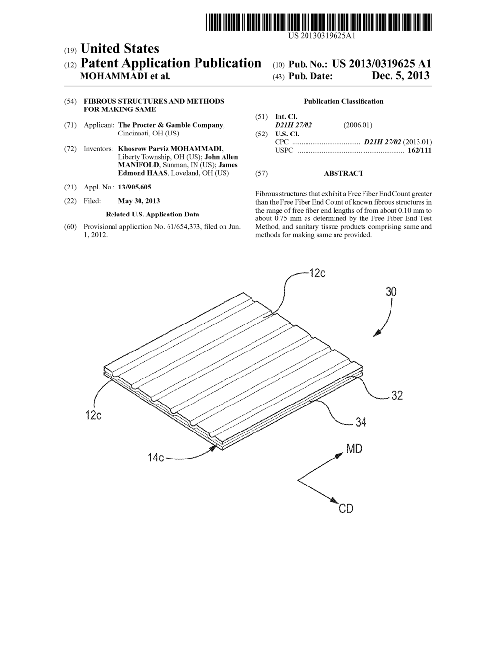 FIBROUS STRUCTURES AND METHODS FOR MAKING SAME - diagram, schematic, and image 01