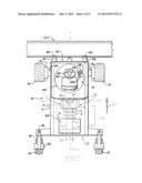 Windrower Tractor with Parallel Heat Exchangers for Cooling of Engine and     Associated Fluids diagram and image