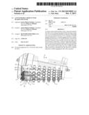 CONVEYOR BELT MODULE WITH BEARING RETAINER diagram and image