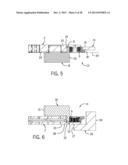 CONVEYOR BELT MODULE WITH BEARING RETAINER diagram and image