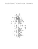 CONVEYOR BELT MODULE WITH BEARING RETAINER diagram and image