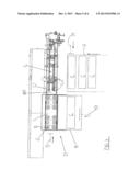 DEVICE FOR SUPPLYING AN INLET LINE OF A PACKING MACHINE WITH FLAT PACKS     CONTAINED INTERNALLY OF A CARDBOARD BOX, AND A CARDBOARD BOX CONTAINING     FLAT PACKS diagram and image