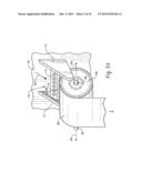 SHEET PRODUCT DISPENSER WITH LOAD INDUCEMENT PORTION diagram and image