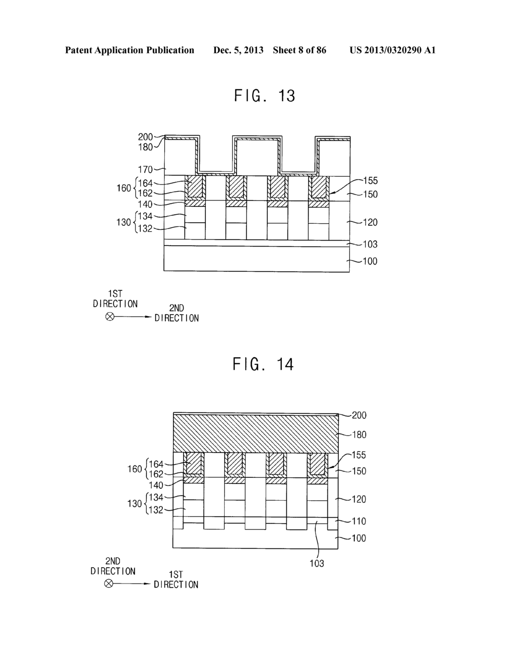 PHASE CHANGE MEMORY DEVICES AND METHODS OF MANUFACTURING THE SAME - diagram, schematic, and image 09